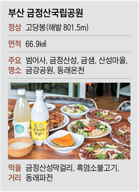 하산 음식 막걸리