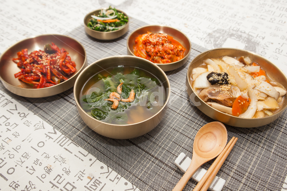 한국음식 플레이팅