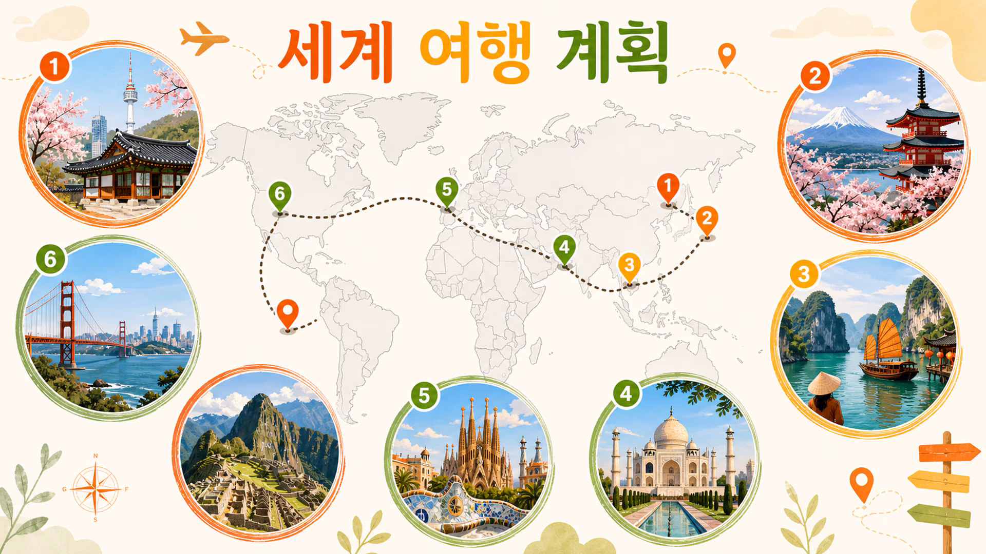 여행 계획 프롬프트 작성