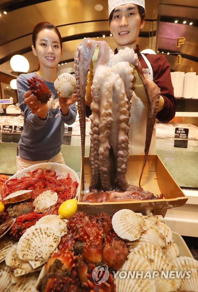 울산 동해안 해산물
